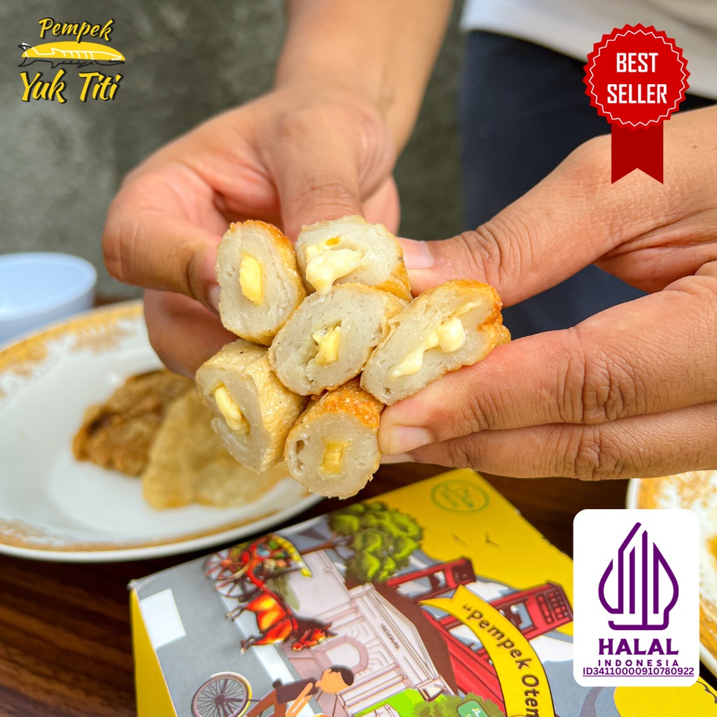 

Pempek Keju Frozen Isi 5 Pcs / Pempek Palembang / Pempek Yuk Titi