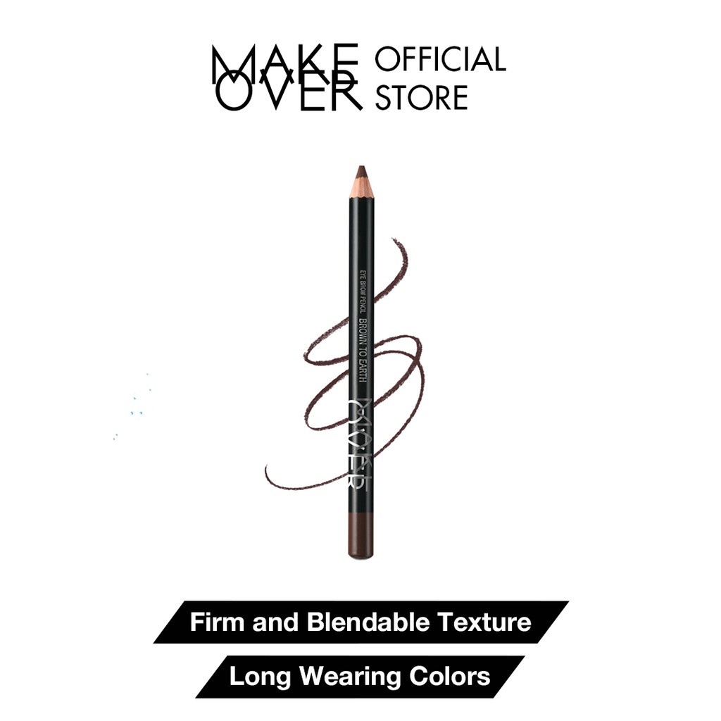 Make Over Eyebrow Pencil | Pensil Alis MakeOver Eye Brow Black dan Brown