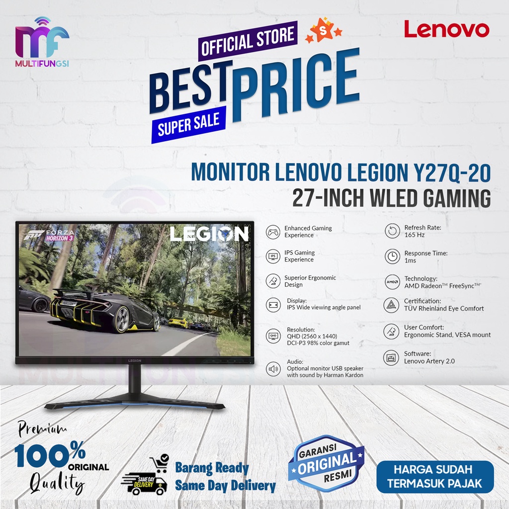 Monitor Lenovo Legion Y27q-20 27-inch WLED Gaming