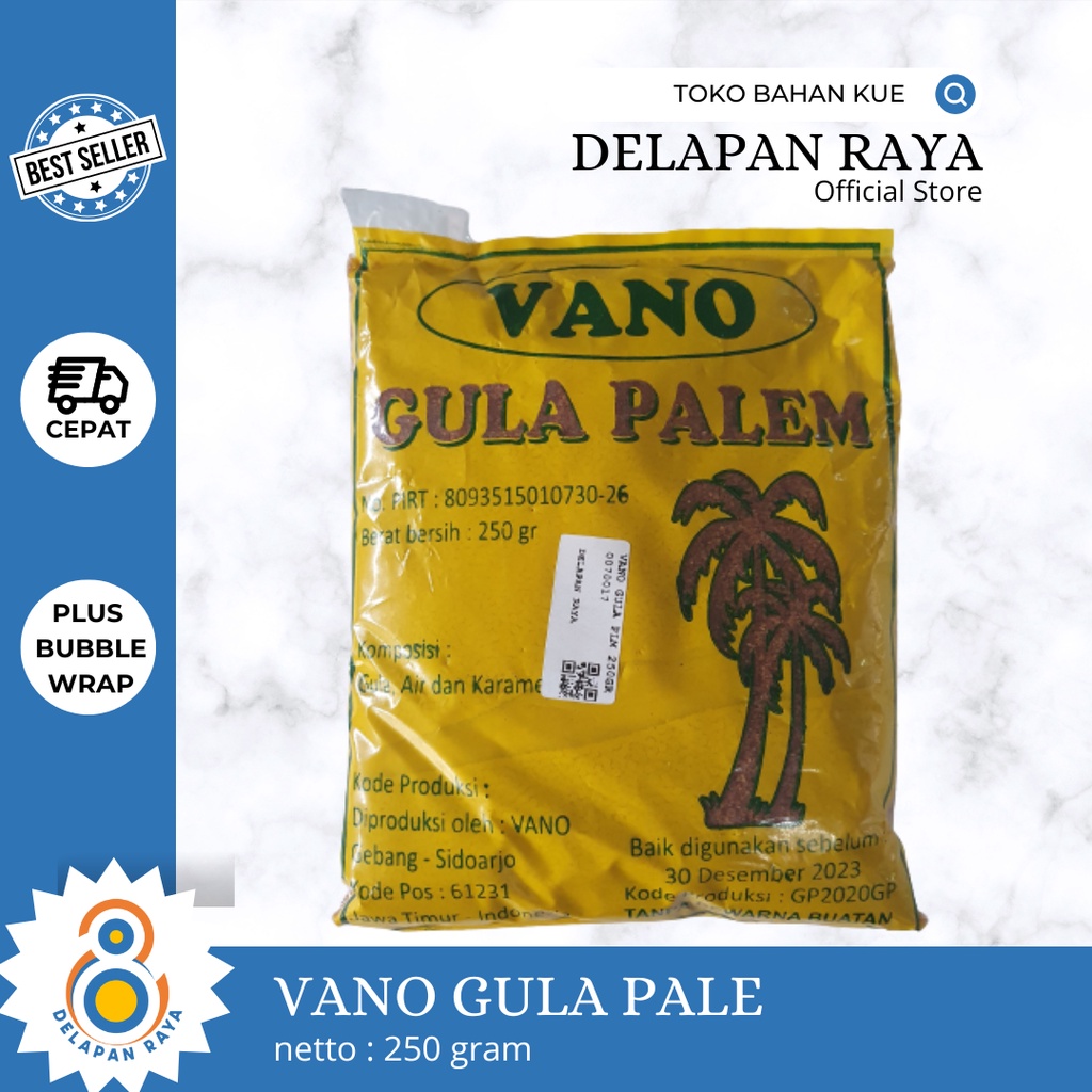 

VANO GULA PALEM 250GR - 8Raya