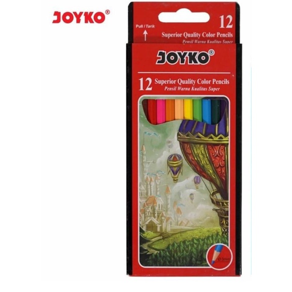 Joyko Woodless Color Pencil 12