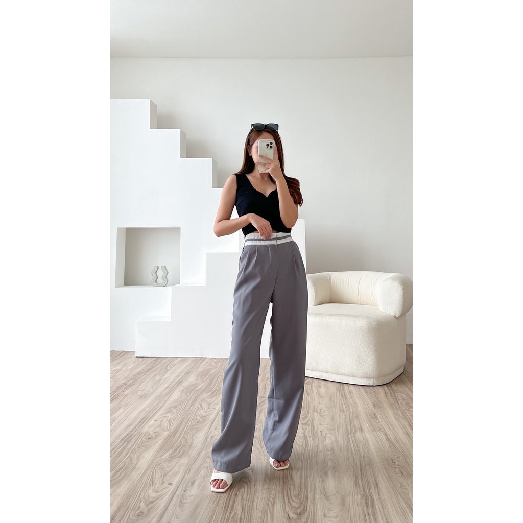 POTTIE - Venice Cullotes Pants - Long Culottes High Waist