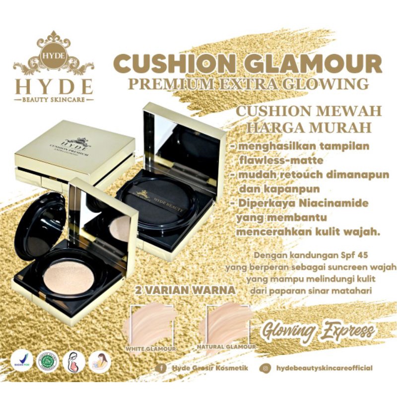 Cushion Glamor Premium Extra Glowing By Hyde Beauty