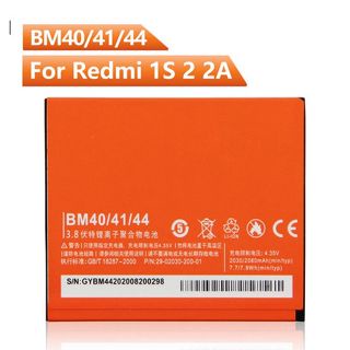 Baterai Ponsel Pengganti BM40 BM41 BM44 untuk XiaoMi RedMi 2 2A RedMi 1S Baterai Isi Ulang 2265MAh