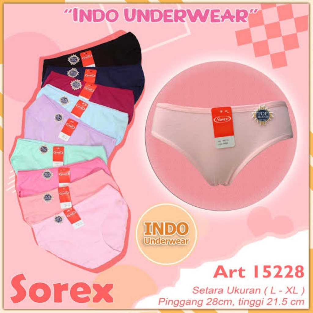 J310 - CELANA DALAM WANITA SOREX 15228 | CD WANITA SOREX MINI