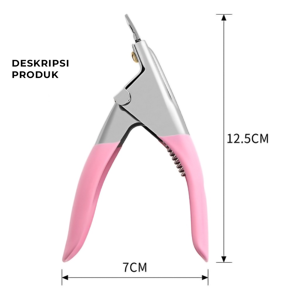 [ COD ] Gunting Kuku Palsu D.X Triple Cut/Nail Tips Cutter/Fake Nail Cutter