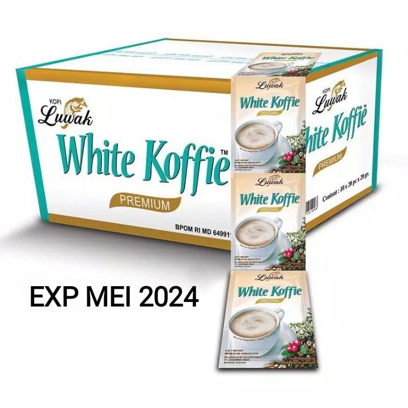 

Kopi Luwak white Coffe original 20g RENCENG ( ISI 10)