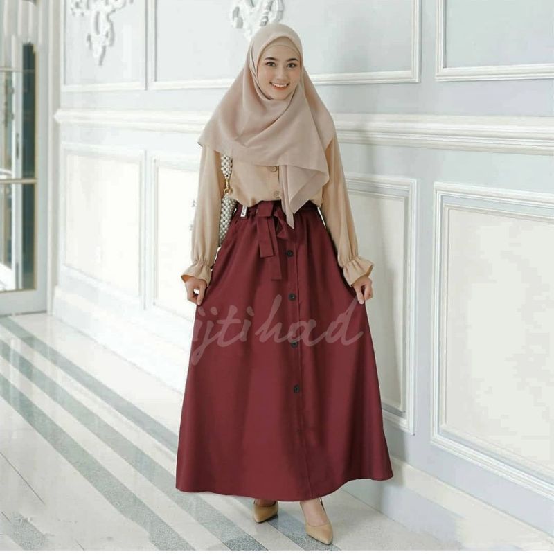 Rok Aline bahan katun Madinah Fodu brand ijtihad