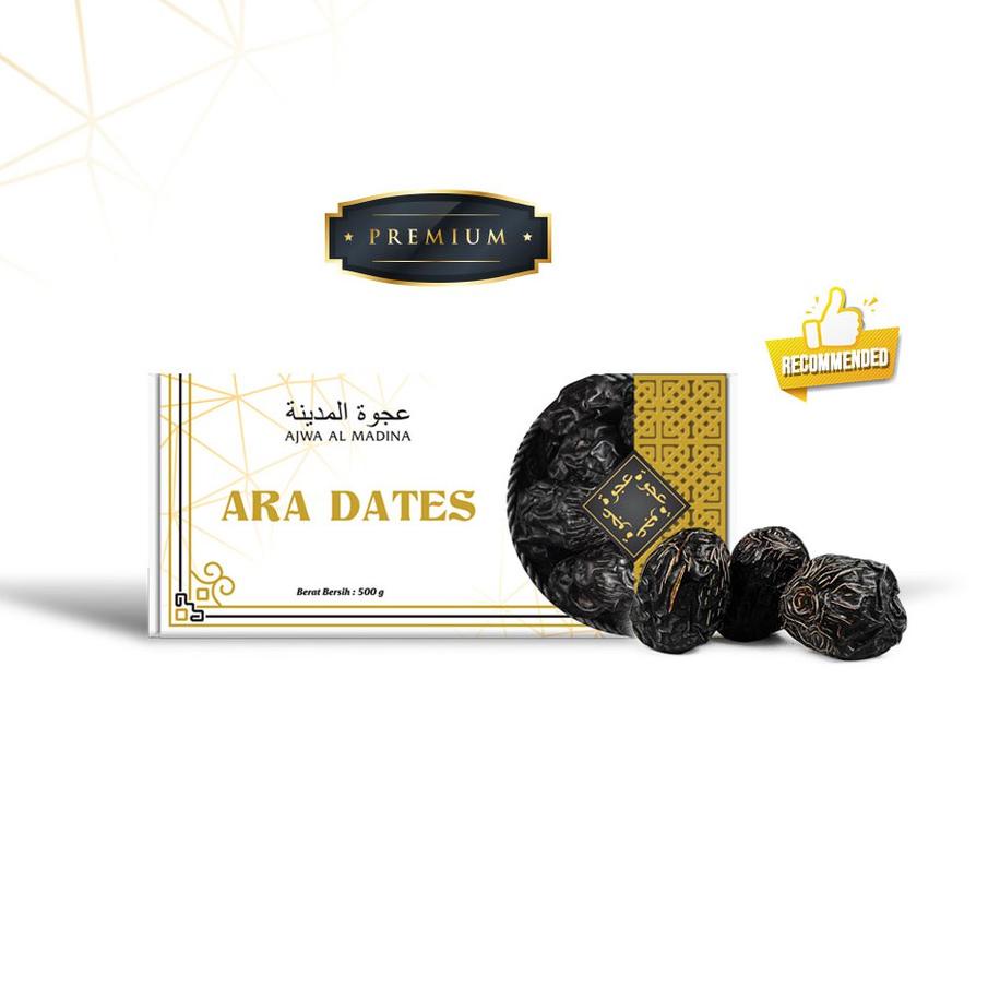 

Terbaru | HJ6 | Kurma Ajwa Kemtan Premium / Kurma Rosul ARA DATES 500gr