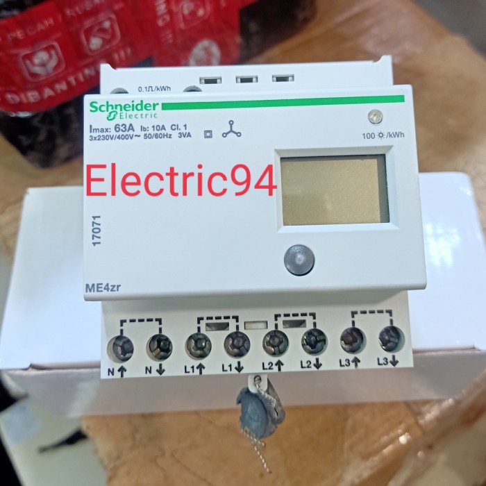 Kwh meter digital 3 phase schneider ME4zr referensi 17071 63A