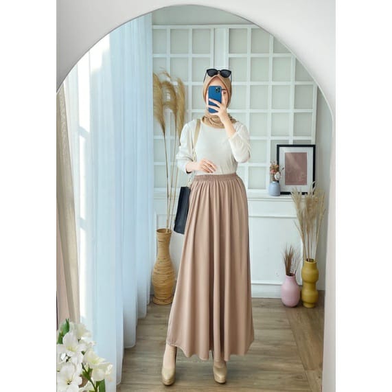 ROK POLOS MAYUNG PREMIUM / PREMIUM BASIC SKIRT / ROK MUSLIMAH