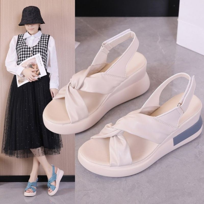 NFM1113 - Sandal Wedges Fashion Wanita Import