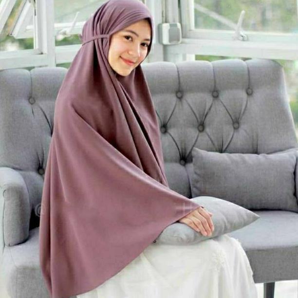 Jilbab Instan Bergo Maryam Jumbo Wolfis Premium Bergo Jumbo Non Ped ▫ SON.06Ja23ј
