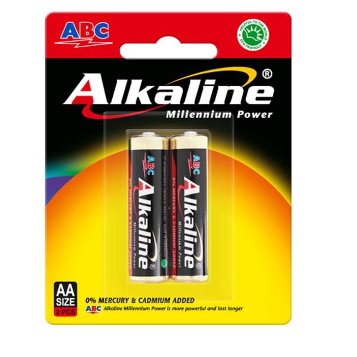 ✓ Baterai / Battery / Batere ABC Alkaline ORIGINAL AA / A2 / AAA / A3  - 2 pcs 2 BIJI BUAH
