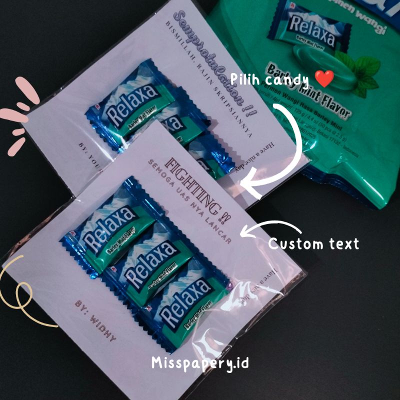 

mini gift snack freebies hampers snack