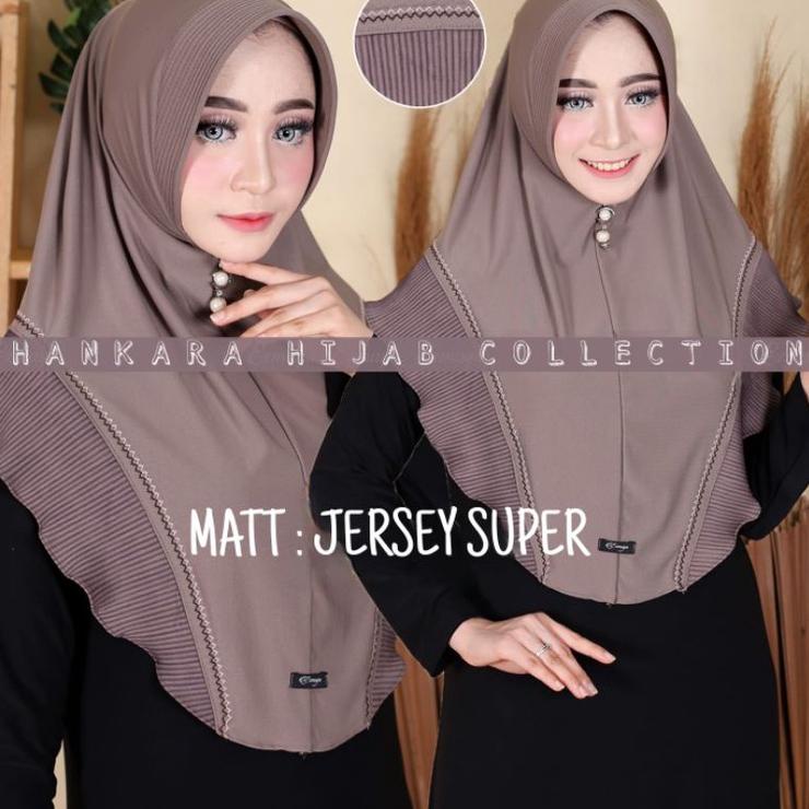 New Hijab - Jilbab Instan Prisket Picot Jersey Super Terbaru 2021/2022 ▫ PJW.28Ja23ᵂ