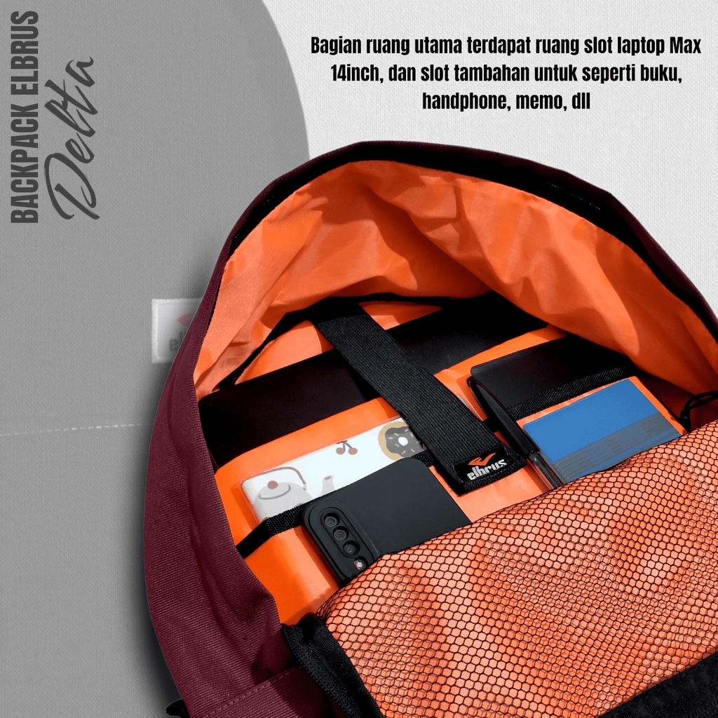 Tas Ransel Backpack Elbrus Delta