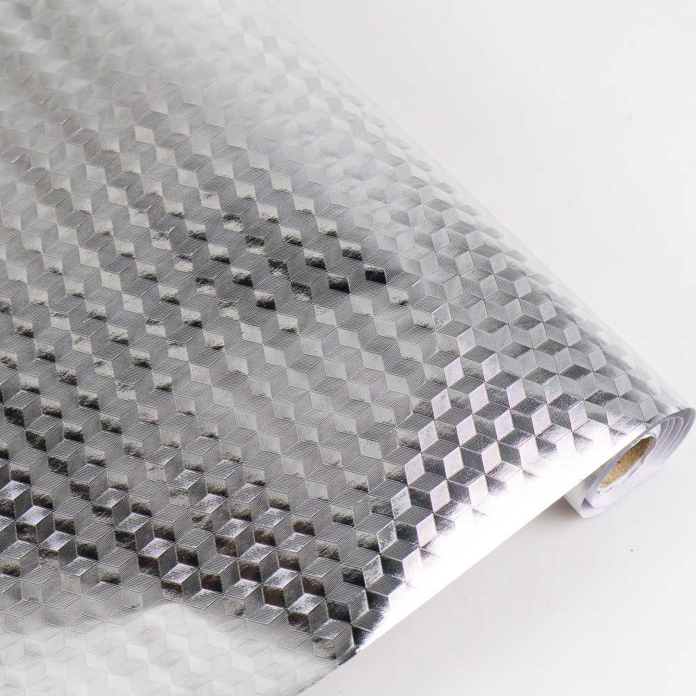 AWOO Wallpaper Anti Minyak Aluminium Foil Waterproof 300x60cm - YK-292