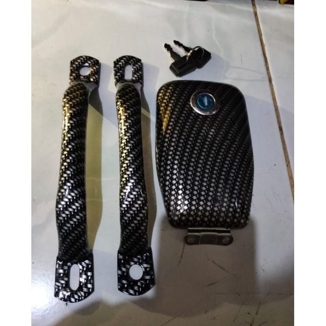 Begel Karbon Plus Tutup Tangki Karbon Rx-King Kualitas Terbaik