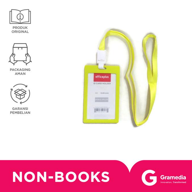 

Office-P Id Card Portrait Sqr+Lanyard Lime Yellow Op-6612L gram33 Diminati Banget