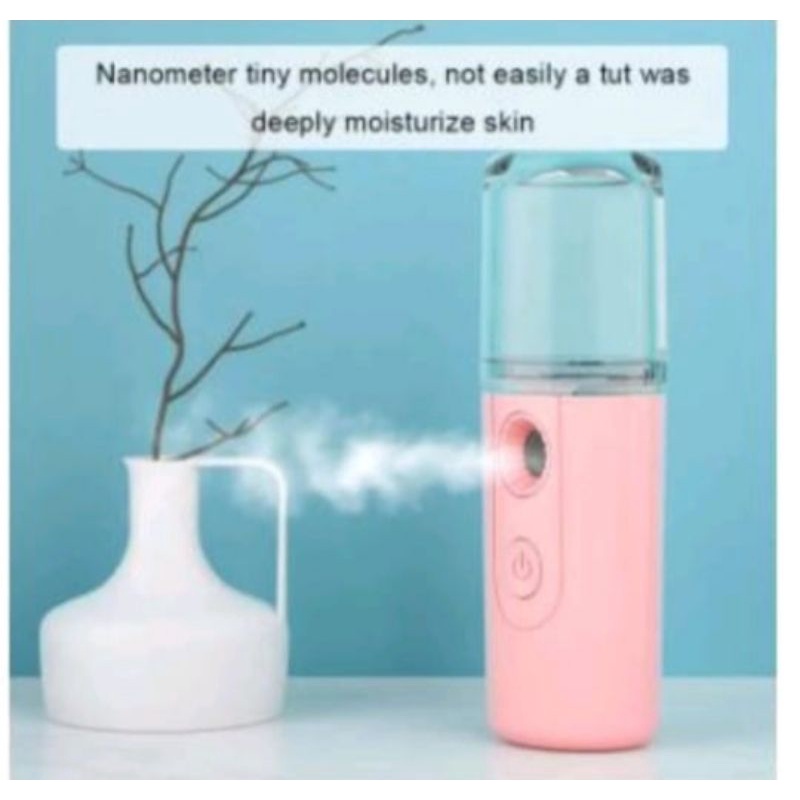 Nano spray with USB charger ( batrey bisa di charge) pelembut, pembersih penghalus kulit