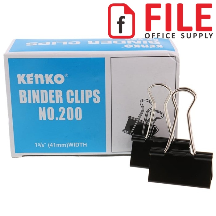 

Binder Clips / Klip Penjepit Kertas no.200 Kenko / BIG