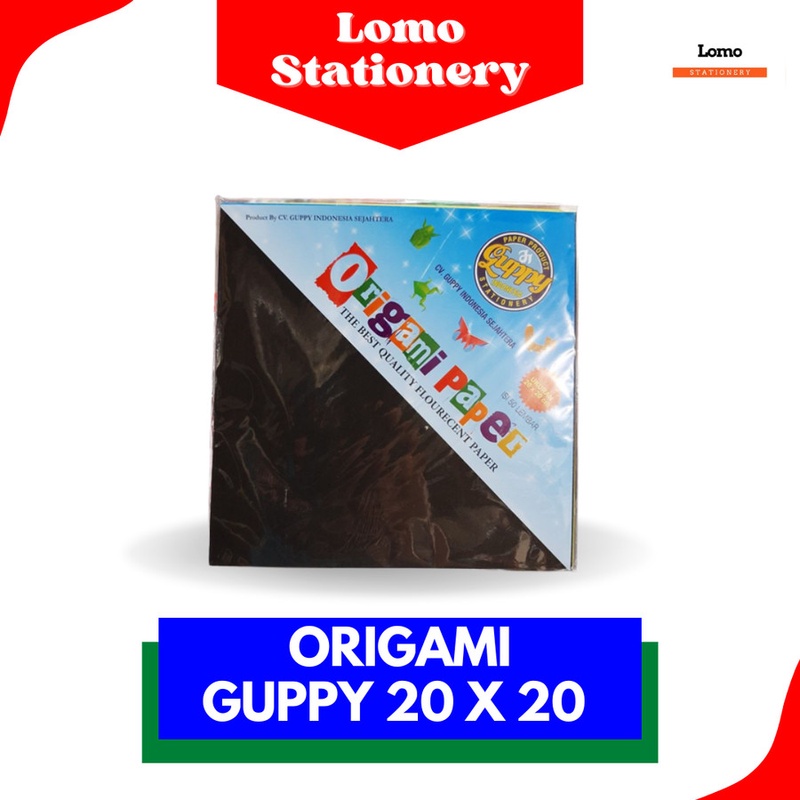 

Origami Guppy 20 x 20 cm Isi 25 Lembar