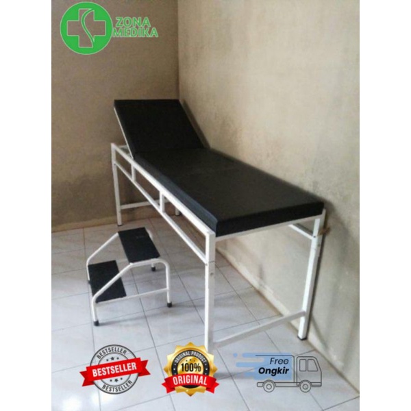 meja periksa pasien Bed pasien Tempat tidur pasien (BESI)