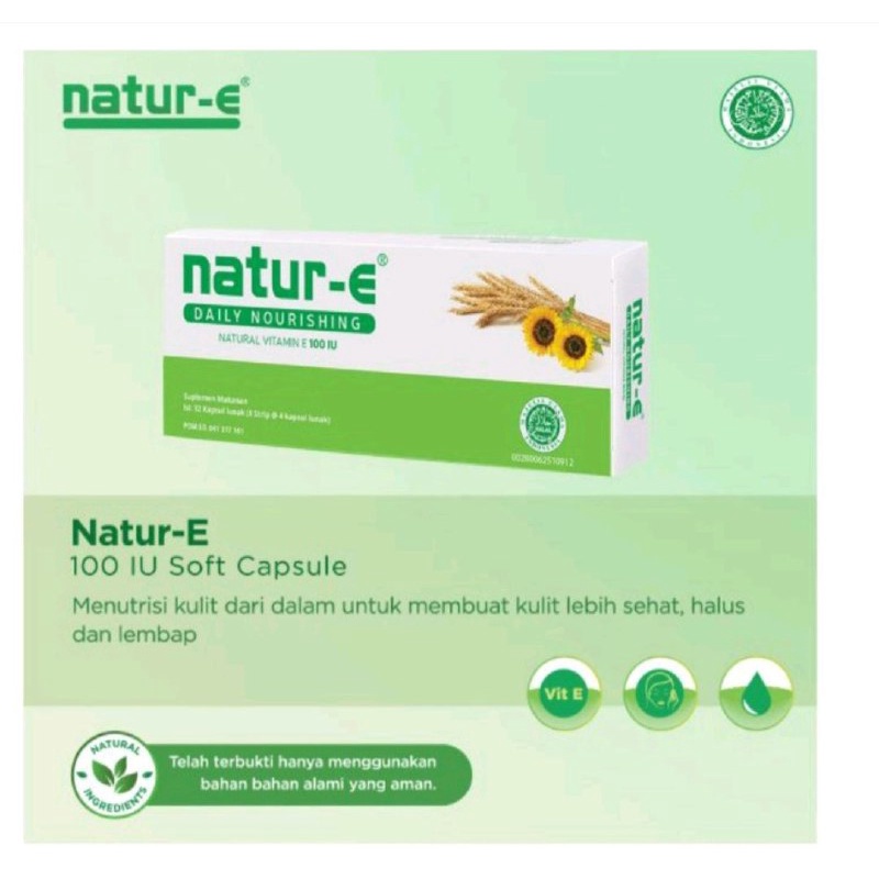 NATUR E NOURISH VITAMIN E / NATUR-E KAPSUL VITAMIN E NOURISH ANTIAGING