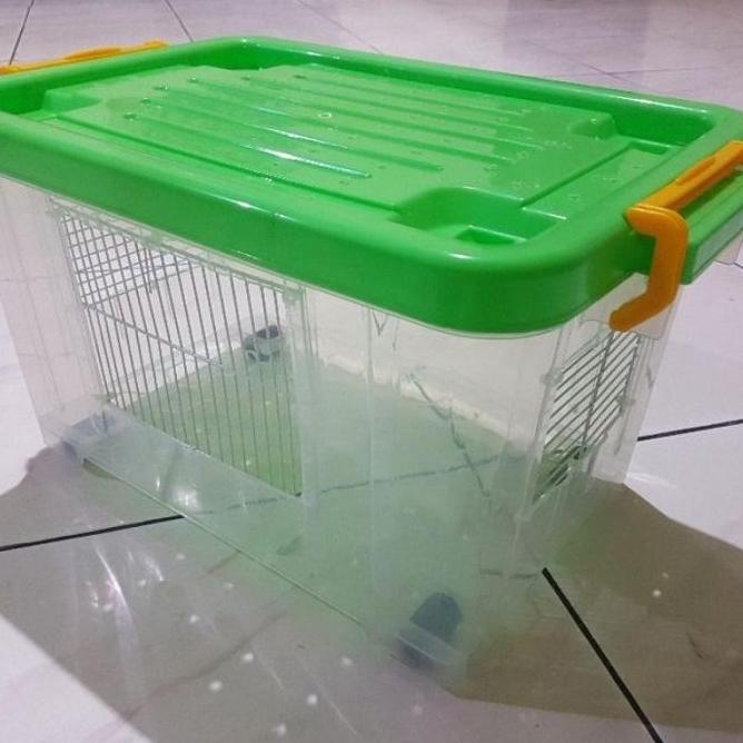 Kontainer Box Modif Akrilik Kandang Hamster Landak Mini Reptil