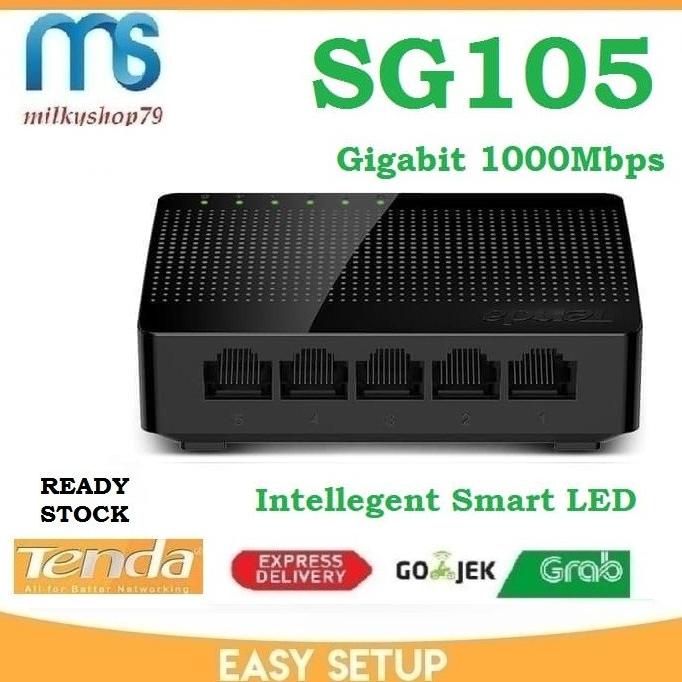 Tenda SG105 5-Port Gigabit Desktop Switch