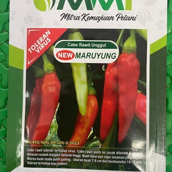 benih Cabai Rawit NEW MARUYUNG isi 10 grm/1750 bj dr MMT
