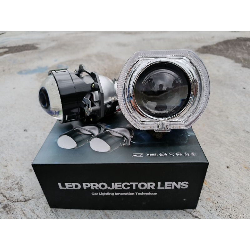 Lampu biled wst iphcar 2,5inch set Shroud bmw classic 2,5inch lampu biled iphcar set Shroud