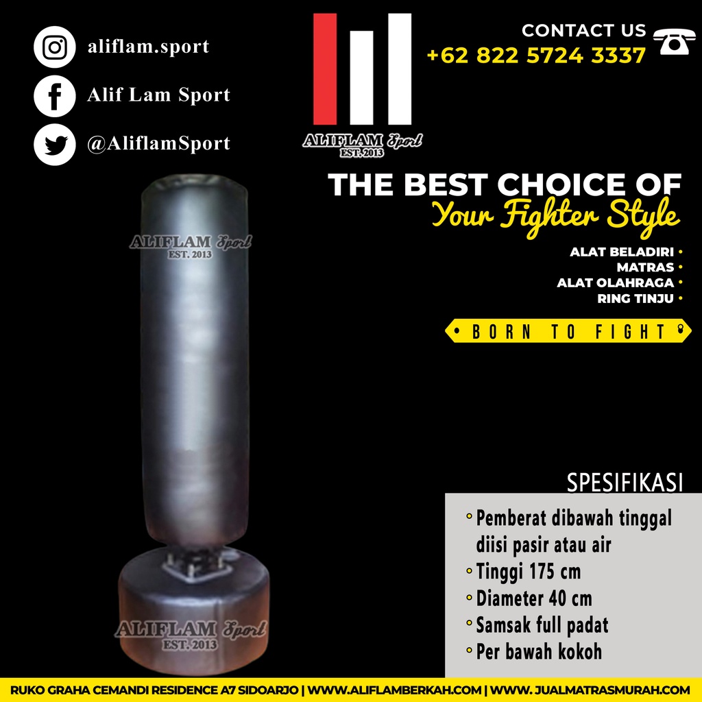 Samsak Berdiri Murah Taekwondo Standing Samsak Taekwondo - ALIFLAM Sport.adm7