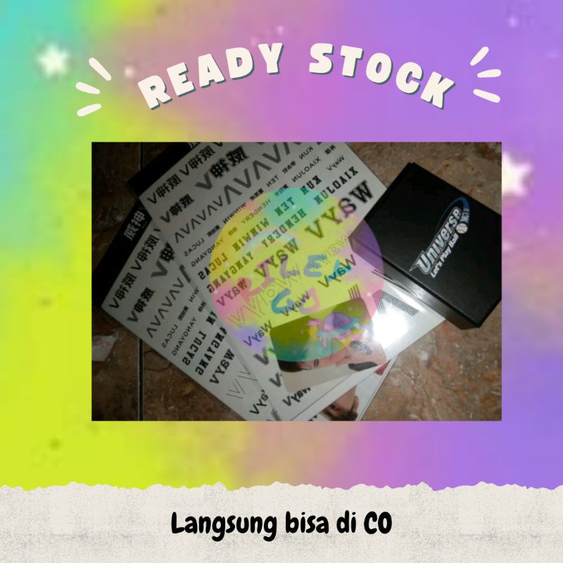 READY STOCK WayV Tatoo Kun, Tatoo Ten, PC Golden Age Kun, PC Golden Age Yangyang