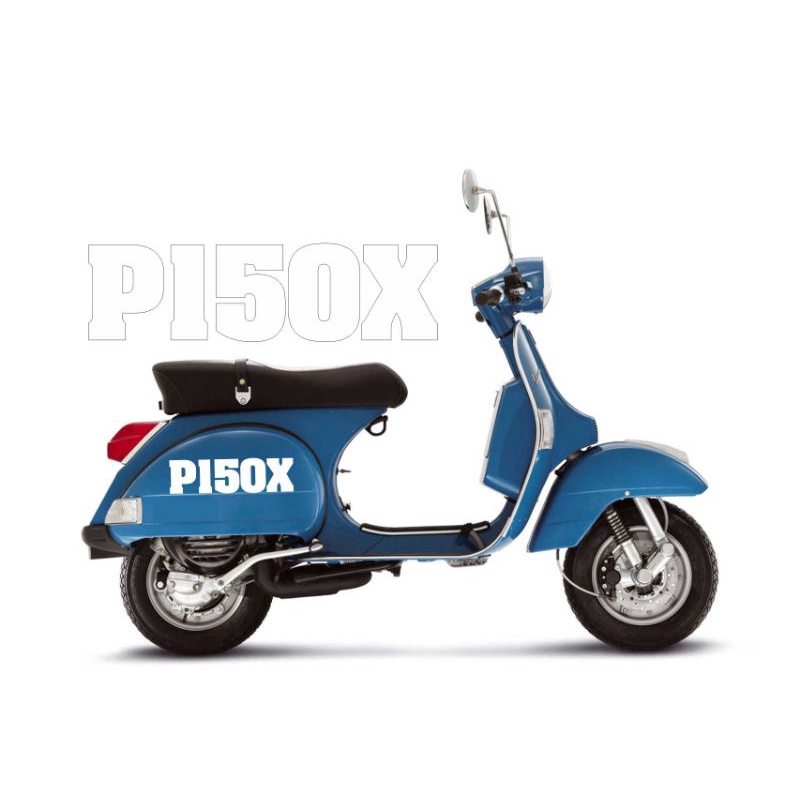 STICKER VESPA PX150 STICKER MOTOR VESPA 2TAK