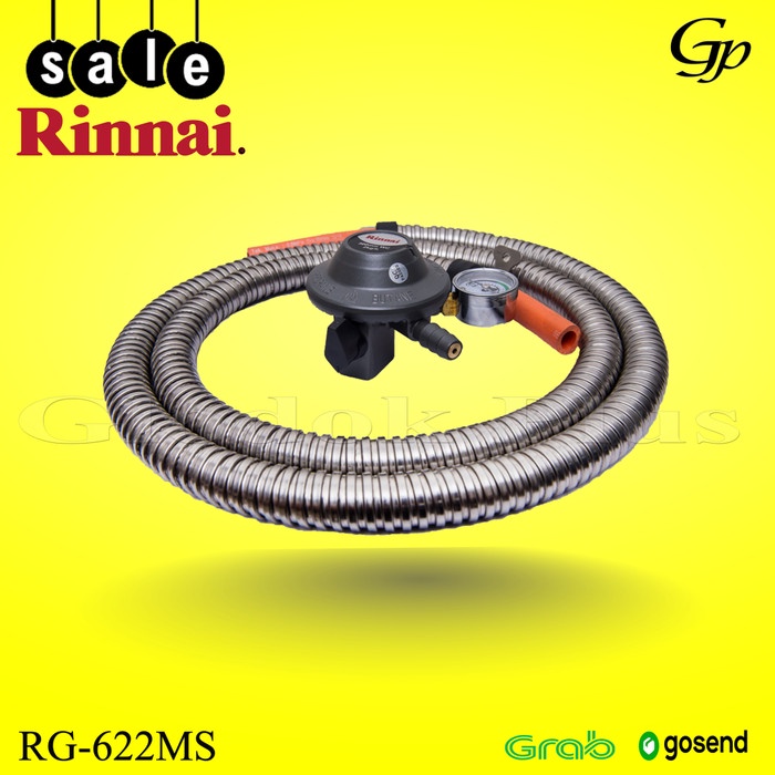 Regulator Rinnai Regulator Kompor Rg-622Ms Selang Gas Rg 622 Ms