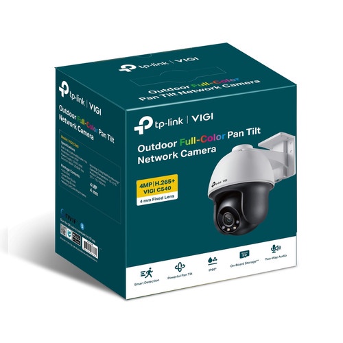 TP-LINK VIGI C540 4MP Outdoor Full-Color Pan Tilt Network Camera TP LINK