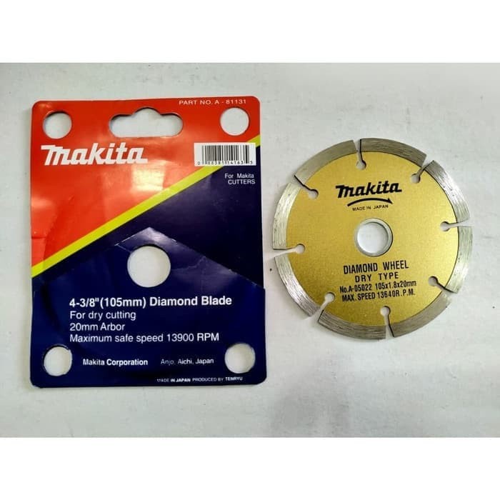 Mata Potong Granit 4&quot; Mata Potong Keramik Makita 4 Inch Kering