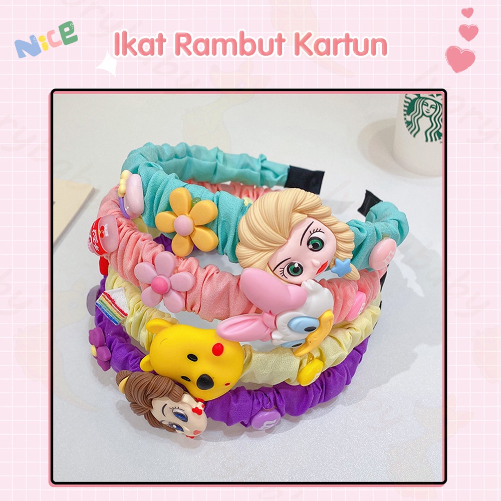 Ivorybaby Bando anak korea karakter Headband anak Bando anak import Aksesoris rambut Fashion anak perempuan