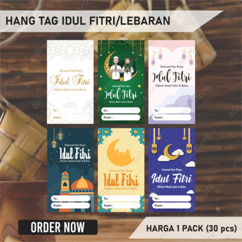 

[1 PACK] HANG TAG LEBARAN | HANG TAG IDUL FITRI