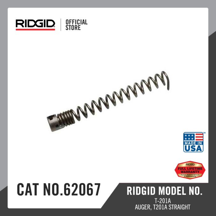 Kamera Ridgid-Auger, K-50 Auger, T201A Straight 5"(125Mm)-62067