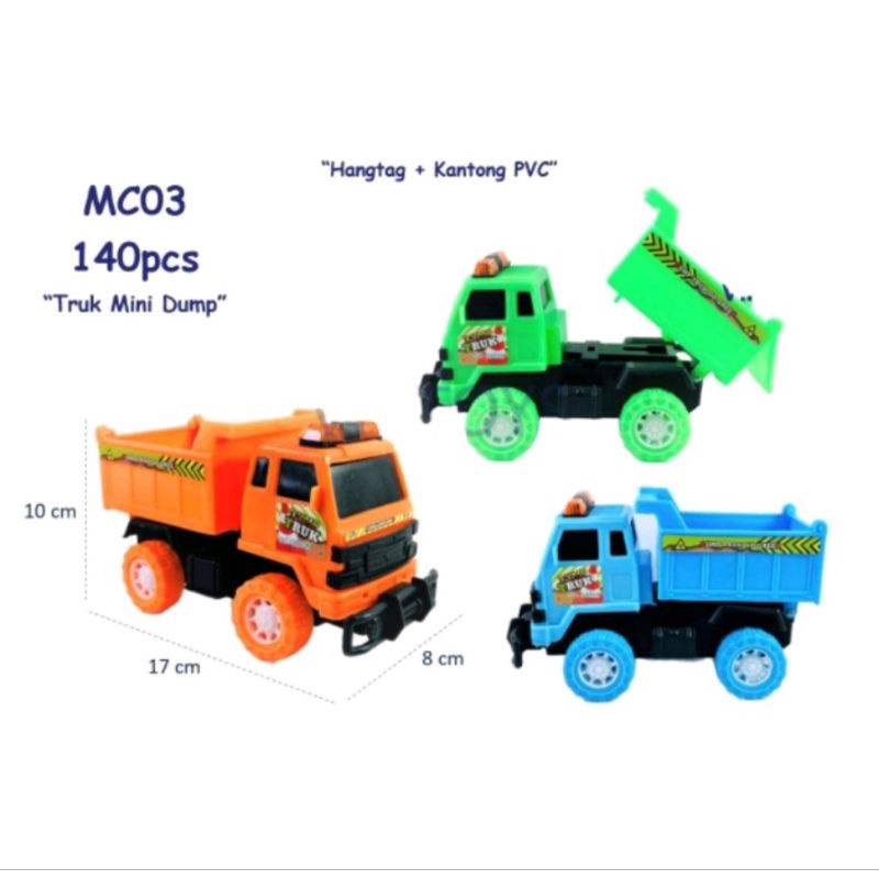 Mainan Anak Truk Mini konstruksi /MC 03 Mainan Mobil Truk Dump