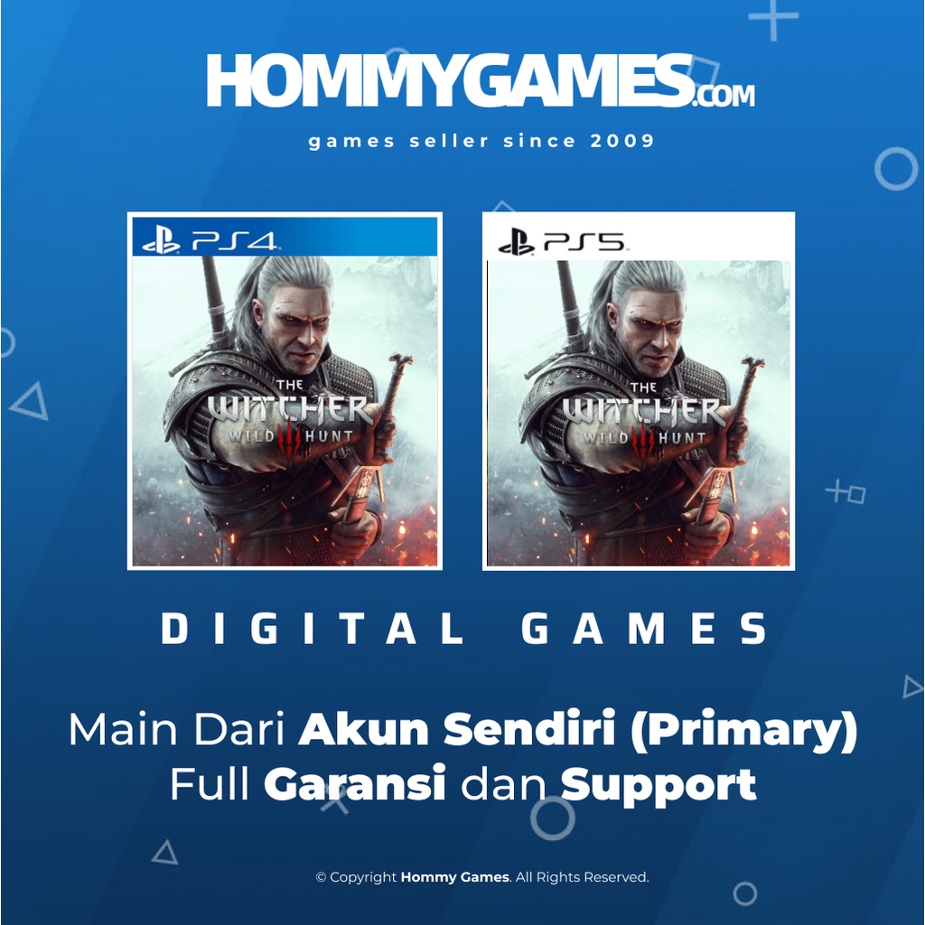 The Witcher 3 Wild Hunt PS4 &amp; PS5 Digital Games