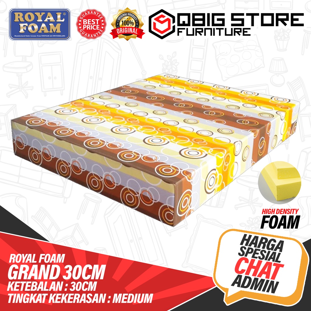 Kasur Busa Royal Foam Grand Tebal 30 cm