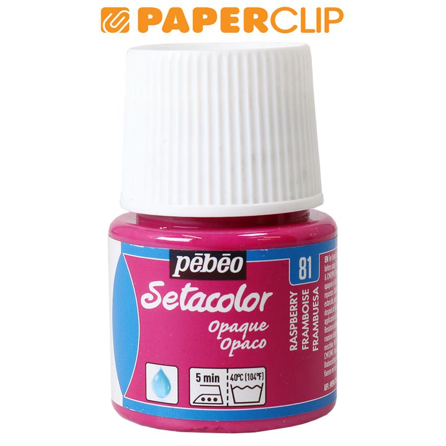 

PEBEO SETACOLOR OPAQUE FABRIC PAINT MATT 45ML 295-081 OPAQUE