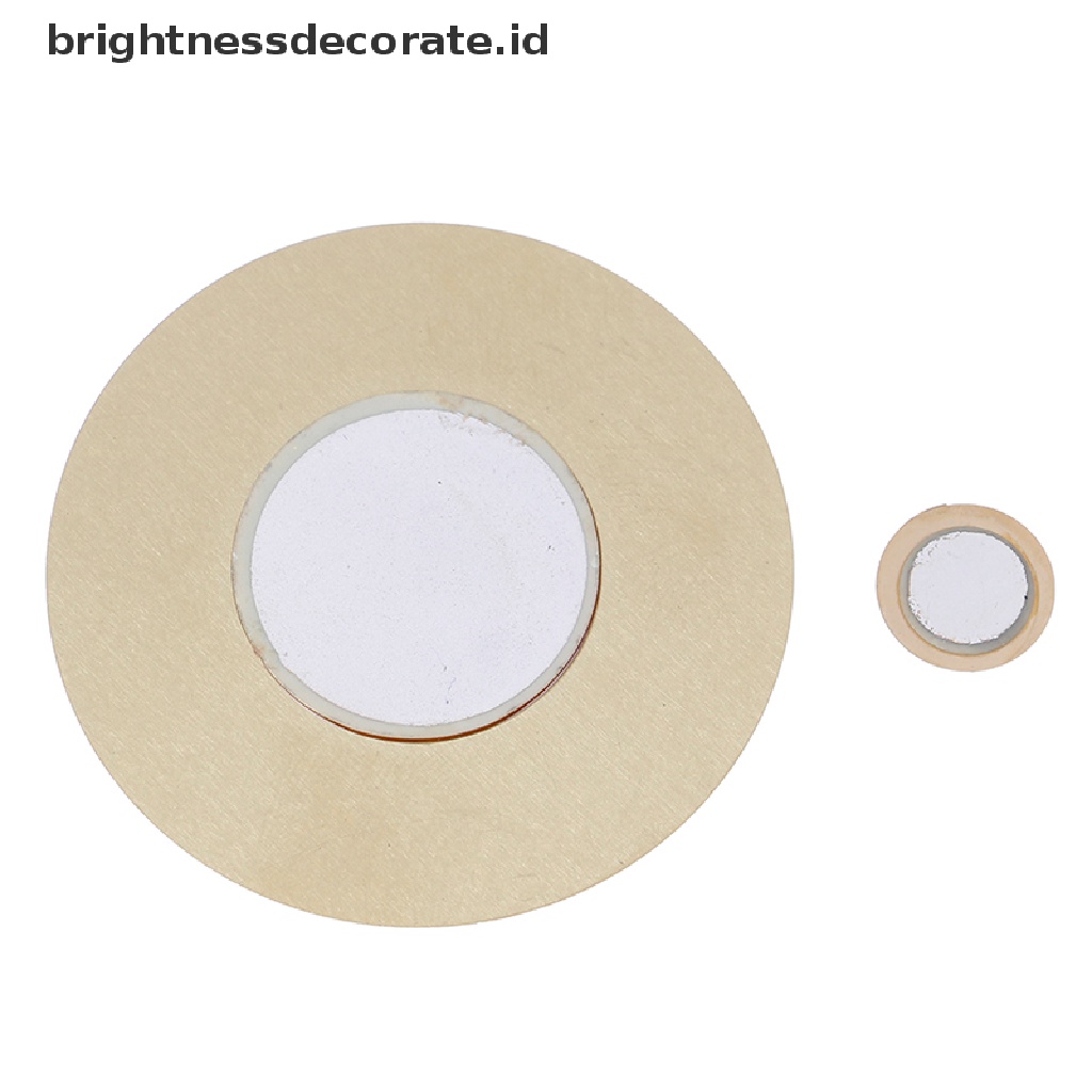 [Birth] 10pcs 12-50mm Elemen piezo sounder sensor pad Pemicu Bulat drum disc Tembaga [ID]