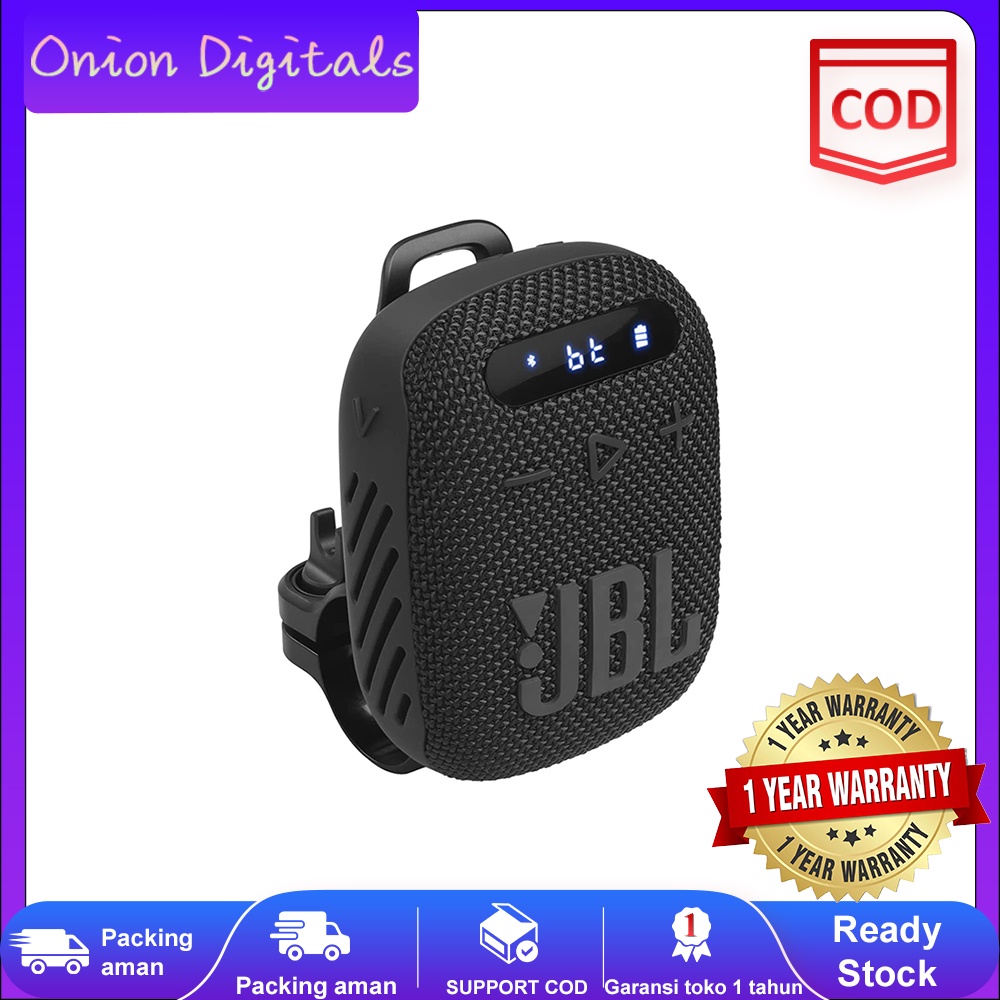 JBL Wind 3 FM Bluetooth Handlebar Speaker