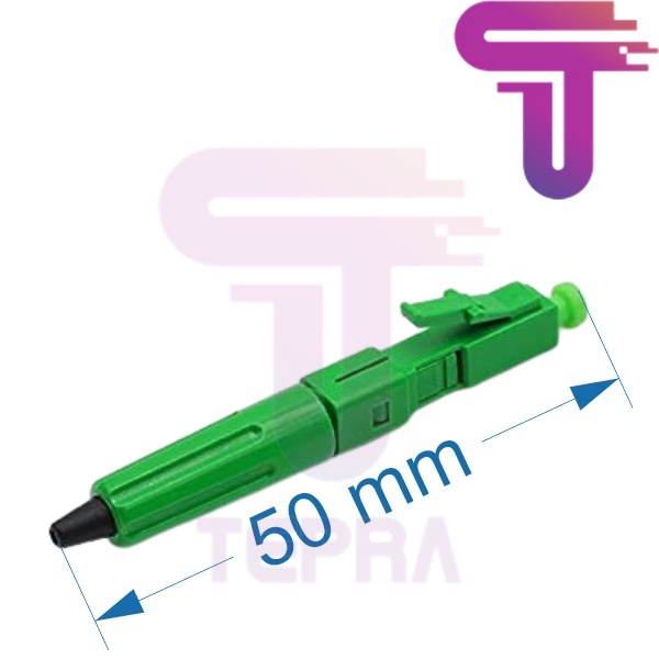 Fiber Optic LC APC Fast Connector | FTTH Fast konektor LC APC Hijau