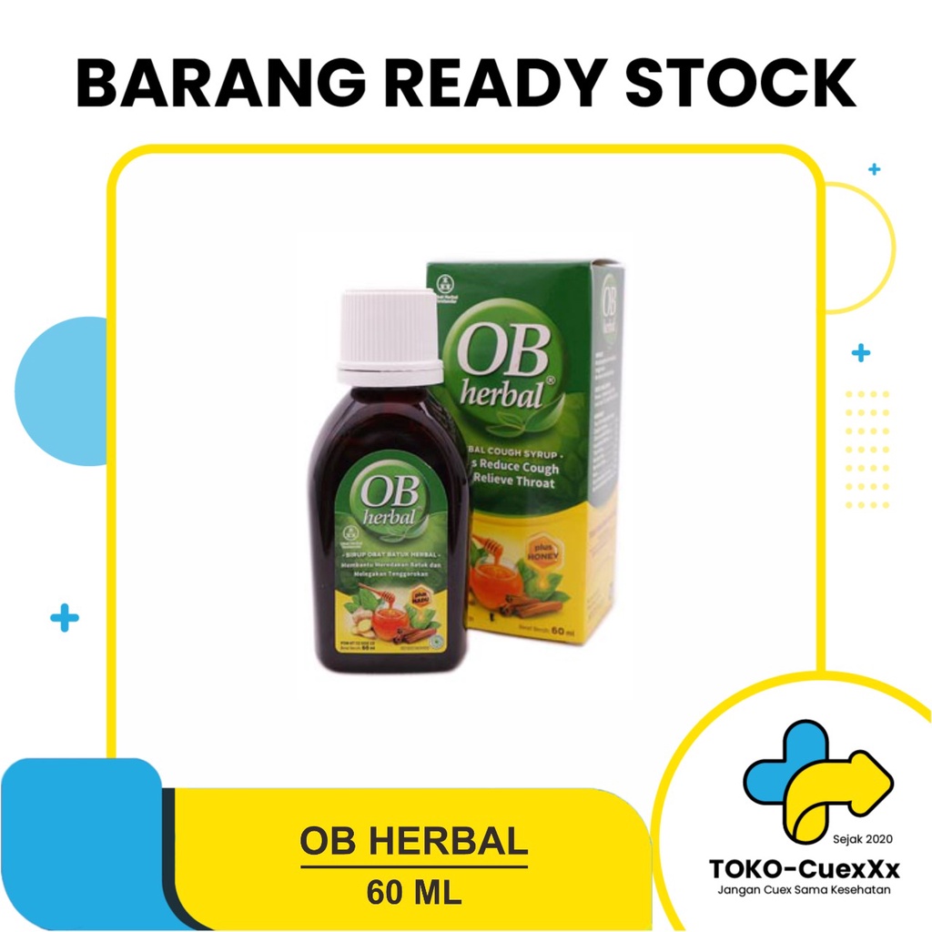 Jual Ob Herbal Obat Batuk Sirup Ml Membantu Meredakan Batuk Shopee Indonesia